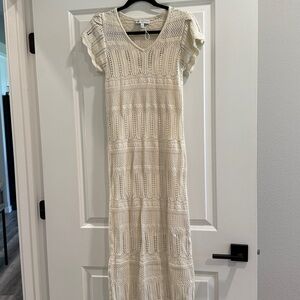 jessica simpson white maxi dress Love From Ya-Ya RARE Iconic Jessica Simpson White Halter Maxi Dress Size 3 M/L